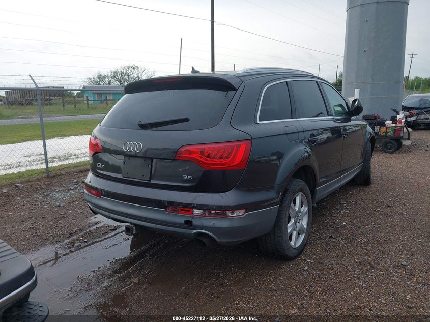 2010 Audi Q7 VIN WA1LYAFE8AD006129 IAAI salvage auction — RIGHT REAR, Original (Texas), sold $475 on 2026-07-07 (photo 6)