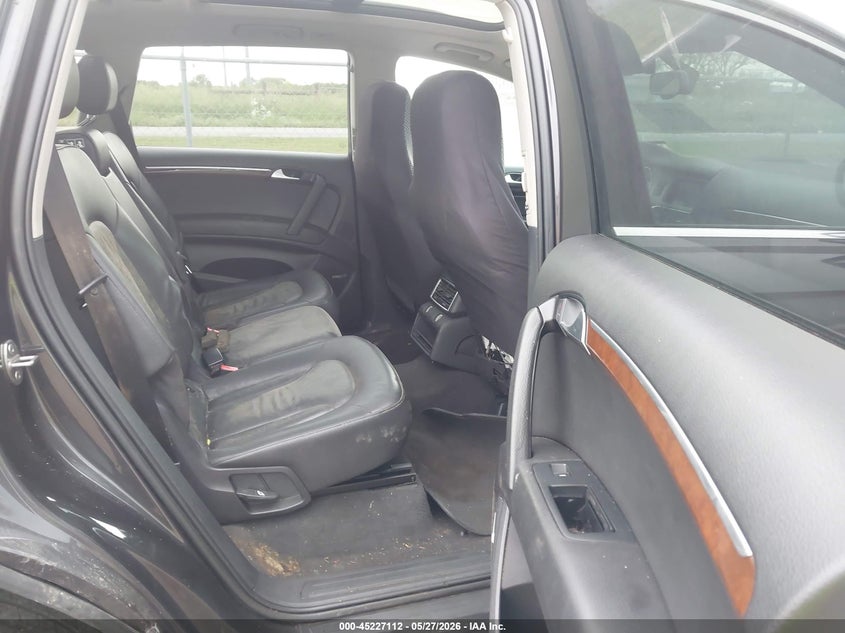 2010 Audi Q7 VIN WA1LYAFE8AD006129 IAAI salvage auction — RIGHT REAR, Original (Texas), sold $475 on 2026-07-07 (photo 8)