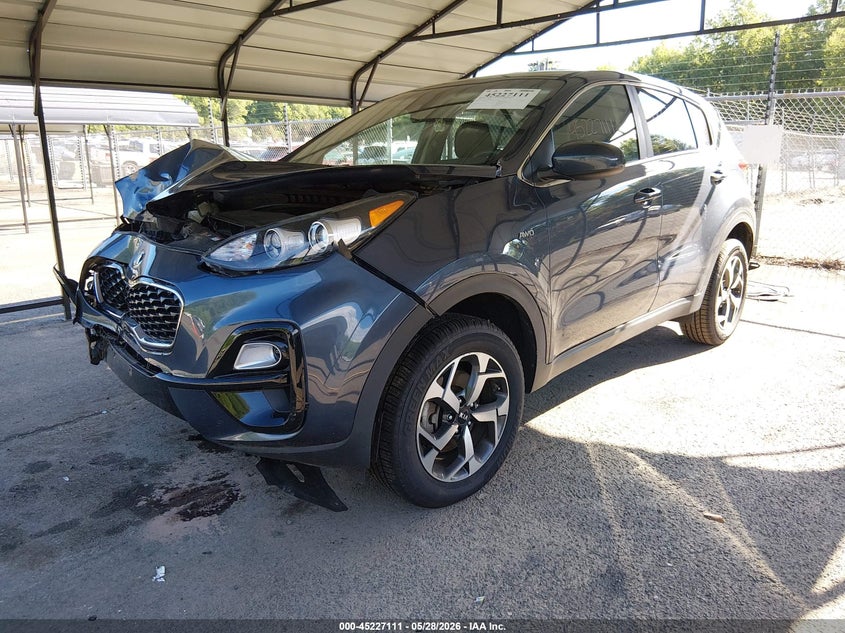 2020 Kia Sportage VIN KNDPMCAC0L7829661 IAAI salvage auction — FRONT END, Salvage Title, sold $2,600 on 2026-08-02 (photo 2)