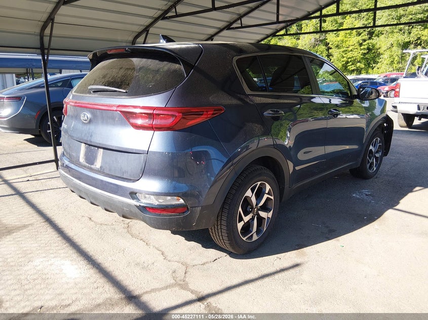 2020 Kia Sportage VIN KNDPMCAC0L7829661 IAAI salvage auction — FRONT END, Salvage Title, sold $2,600 on 2026-08-02 (photo 4)
