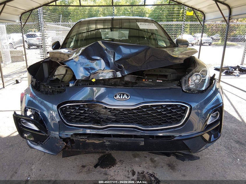 2020 Kia Sportage VIN KNDPMCAC0L7829661 IAAI salvage auction — FRONT END, Salvage Title, sold $2,600 on 2026-08-02 (photo 6)