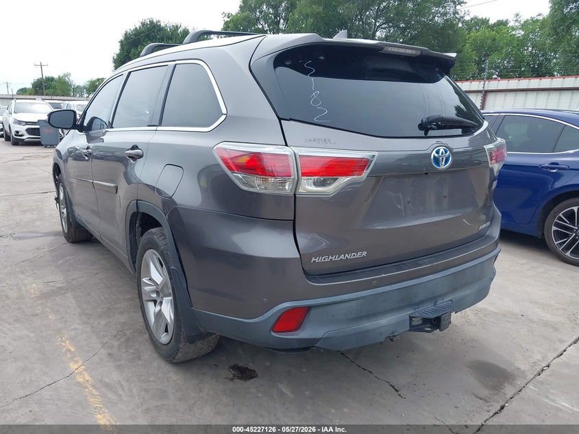 2015 Toyota VIN 5TDDCRFH7FS013182 IAAI salvage auction — FRONT END, Original (Texas), sold $3,550 on 2026-07-28 (photo 3)