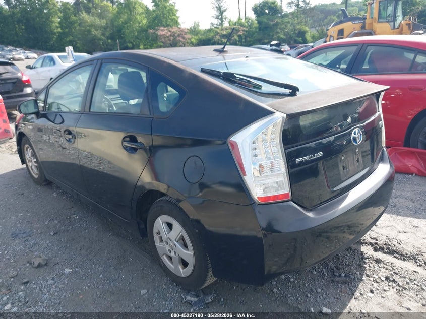 2010 Toyota Prius VIN JTDKN3DU6A0235979 IAAI salvage auction — RIGHT REAR, Salvage (Georgia), sold $1,450 on 2026-07-14 (photo 3)