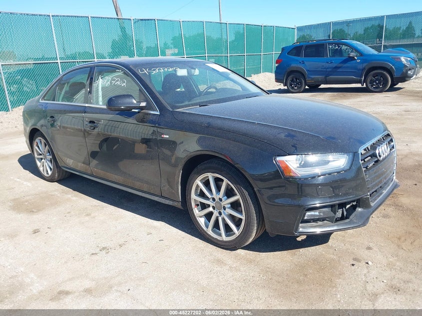 2015 Audi A4 VIN WAUFFAFL2FN004785 IAAI salvage auction — FRONT END, Salvage Title, sold $1,950 on 2026-07-14 (photo 1)