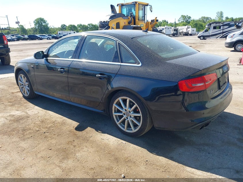 2015 Audi A4 VIN WAUFFAFL2FN004785 IAAI salvage auction — FRONT END, Salvage Title, sold $1,950 on 2026-07-14 (photo 3)