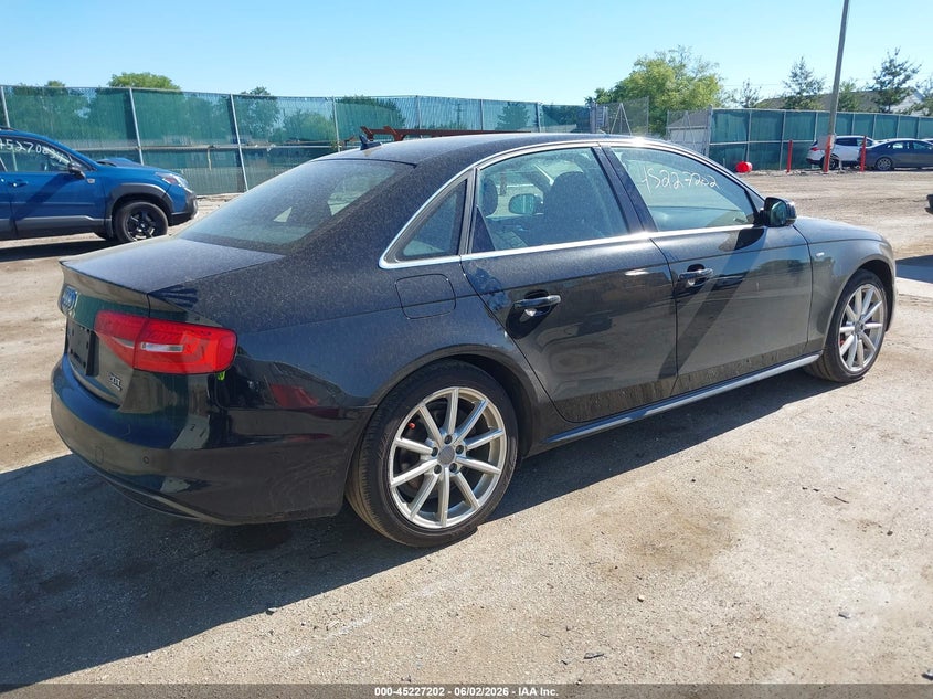 2015 Audi A4 VIN WAUFFAFL2FN004785 IAAI salvage auction — FRONT END, Salvage Title, sold $1,950 on 2026-07-14 (photo 4)