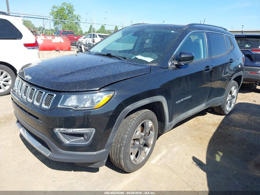 2019 Jeep Compass VIN 3C4NJDCB5KT638418 IAAI salvage auction — RIGHT FRONT, Clear (Michigan), sold $1,750 on 2026-07-10 (photo 2)