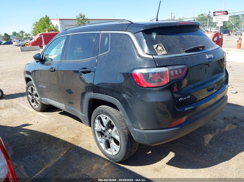 2019 Jeep Compass VIN 3C4NJDCB5KT638418 IAAI salvage auction — RIGHT FRONT, Clear (Michigan), sold $1,750 on 2026-07-10 (photo 3)