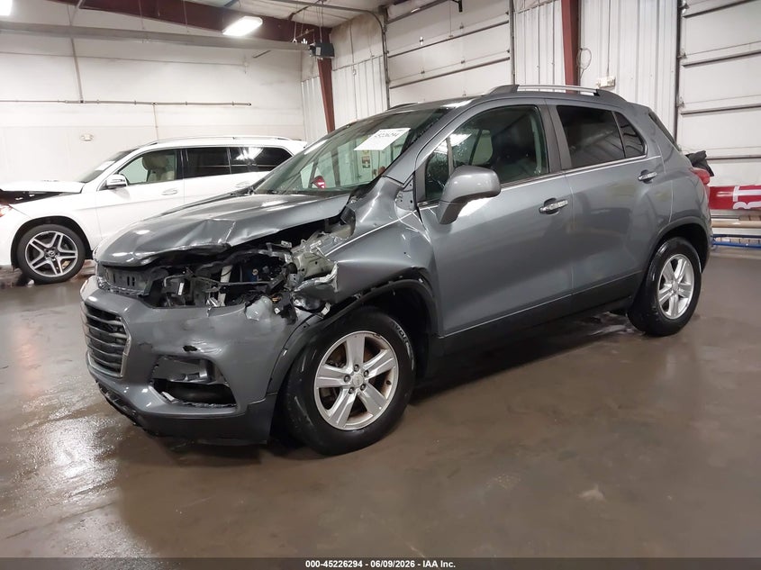 2019 Chevrolet Trax VIN KL7CJLSB3KB847660 IAAI salvage auction — LEFT FRONT, Salvage (Illinois), sold $525 on 2026-07-28 (photo 2)