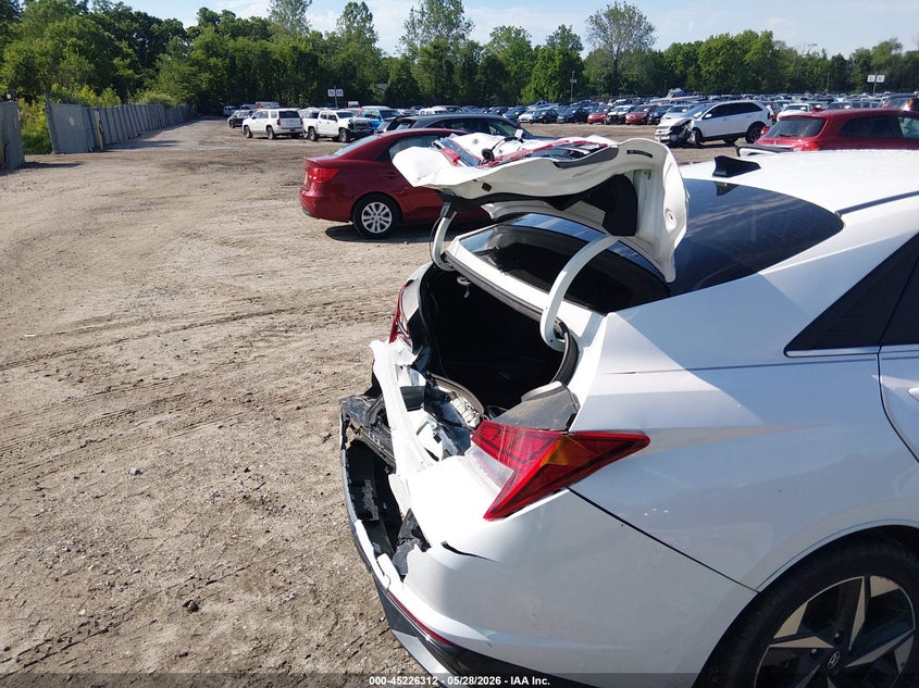 2022 Hyundai Elantra VIN 5NPLP4AG8NH073994 IAAI salvage auction — REAR END, Salvage (New Jersey), sold $6,200 on 2026-07-28 (photo 6)