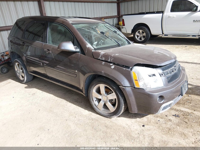 2008 Chevrolet Equinox VIN 2CNDL037386058006 IAAI salvage auction — LEFT FRONT, Certificate Of Title (Nebraska), sold $700 on 2026-07-09 (photo 1)
