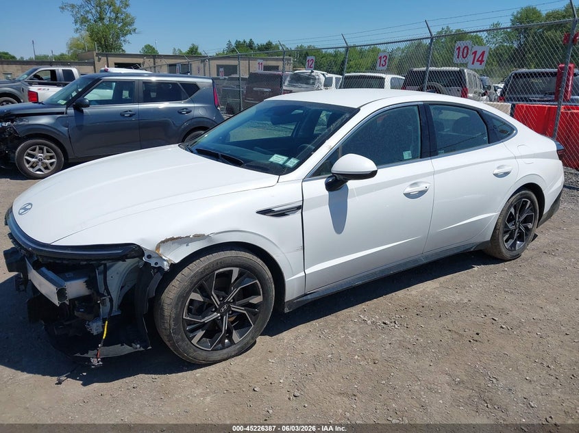 2025 Hyundai Sonata VIN KMHL64JA6SA434930 IAAI salvage auction — FRONT END, Salvage Title, sold $8,700 on 2026-07-16 (photo 2)