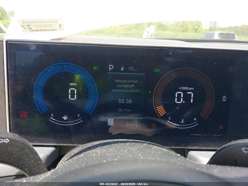 2025 Hyundai Sonata VIN KMHL64JA6SA434930 IAAI salvage auction — FRONT END, Salvage Title, sold $8,700 on 2026-07-16 (photo 7)