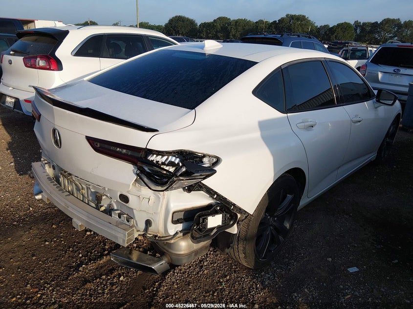2022 Acura Tlx VIN 19UUB5F5XNA003454 IAAI salvage auction — REAR END, Salvage Title, sold $14,550 on 2026-07-14 (photo 4)
