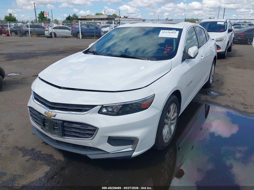 2018 Chevrolet Malibu VIN 1G1ZD5ST7JF128565 IAAI salvage auction — RIGHT SIDE, Salvage Title, sold $850 on 2026-07-22 (photo 2)