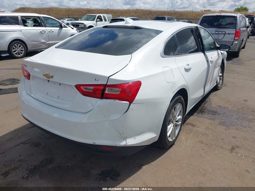 2018 Chevrolet Malibu VIN 1G1ZD5ST7JF128565 IAAI salvage auction — RIGHT SIDE, Salvage Title, sold $850 on 2026-07-22 (photo 4)