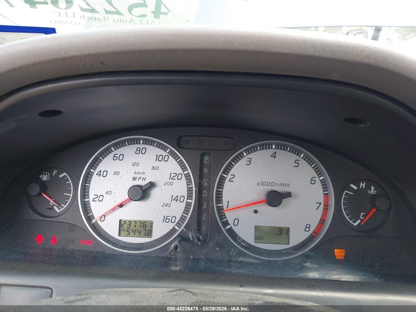 2003 Nissan Maxima VIN JN1DA31D53T520363 IAAI salvage auction — FRONT END, Original (Texas), sold $250 on 2026-07-07 (photo 7)