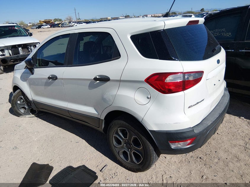 2019 Ford Ecosport VIN MAJ3S2FE9KC290770 IAAI salvage auction — FRONT END, Salvage (Arizona), sold $1,050 on 2026-07-09 (photo 3)