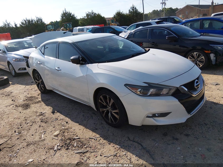 2017 Nissan Maxima VIN 1N4AA6AP5HC432647 IAAI salvage auction — REAR END, Salvage (North Carolina), sold $2,500 on 2026-08-03 (photo 1)