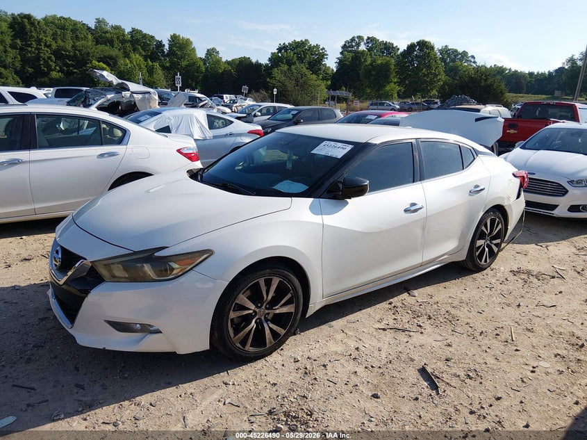 2017 Nissan Maxima VIN 1N4AA6AP5HC432647 IAAI salvage auction — REAR END, Salvage (North Carolina), sold $2,500 on 2026-08-03 (photo 2)