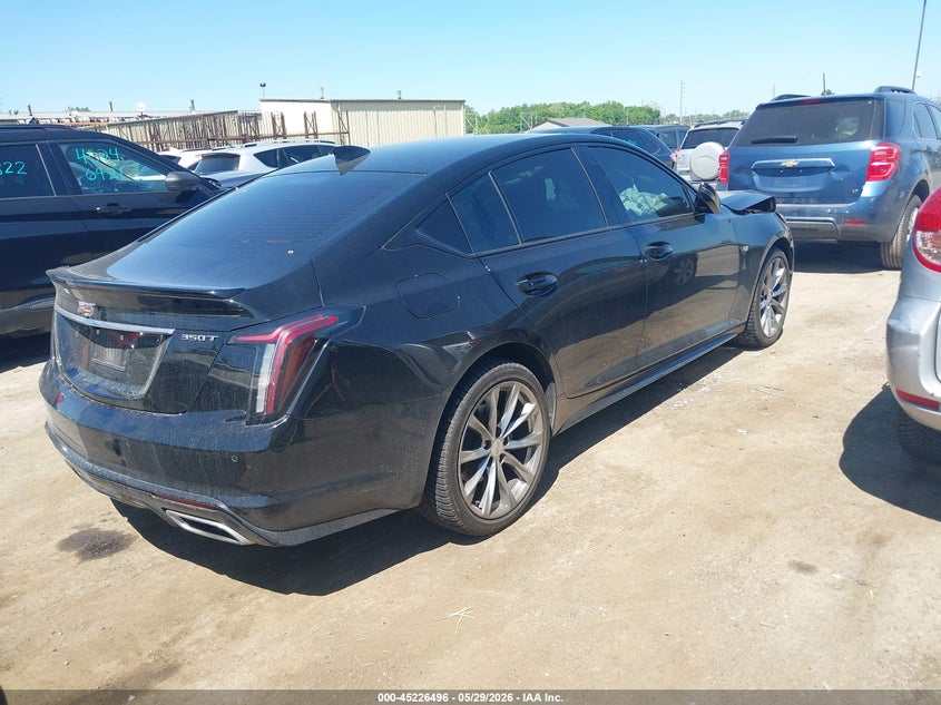 2020 Cadillac Ct5 VIN 1G6DU5RK7L0132235 IAAI salvage auction — FRONT END, Salvage Title, sold $5,100 on 2026-07-09 (photo 4)