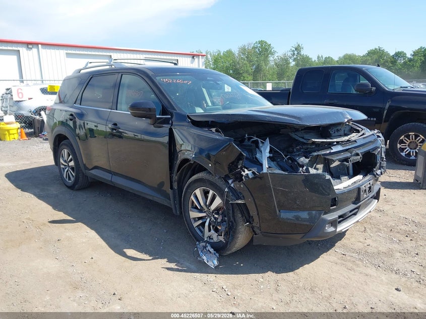 2022 Nissan Pathfinder VIN 5N1DR3CC7NC224690 IAAI salvage auction — FRONT END, Salvage Title, sold $6,550 on 2026-07-18 (photo 1)