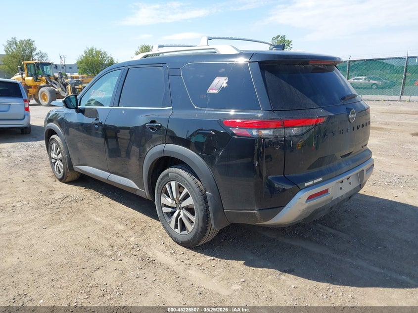 2022 Nissan Pathfinder VIN 5N1DR3CC7NC224690 IAAI salvage auction — FRONT END, Salvage Title, sold $6,550 on 2026-07-18 (photo 3)