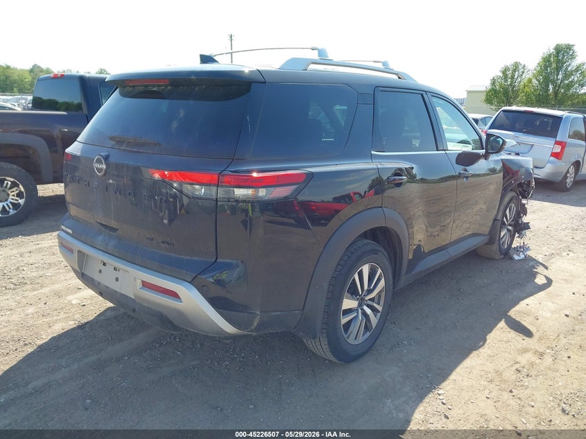 2022 Nissan Pathfinder VIN 5N1DR3CC7NC224690 IAAI salvage auction — FRONT END, Salvage Title, sold $6,550 on 2026-07-18 (photo 4)