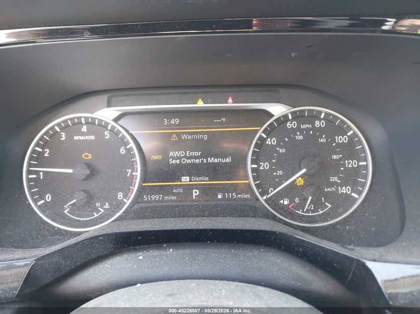 2022 Nissan Pathfinder VIN 5N1DR3CC7NC224690 IAAI salvage auction — FRONT END, Salvage Title, sold $6,550 on 2026-07-18 (photo 7)