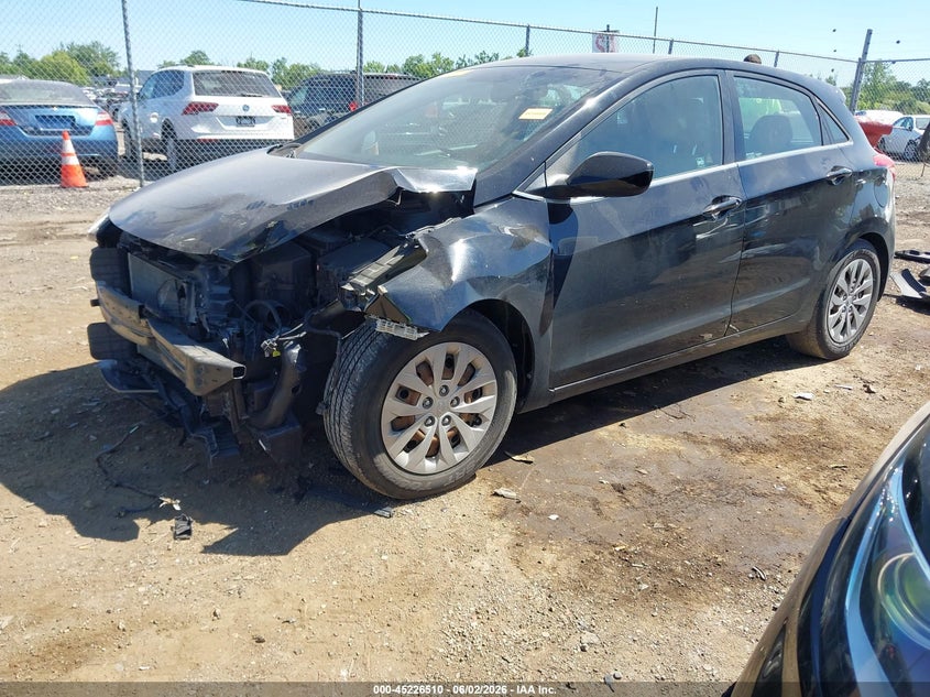 2016 Hyundai Elantra VIN KMHD35LHXGU304524 IAAI salvage auction — FRONT END, Salvage Title, sold $1,300 on 2026-07-16 (photo 2)