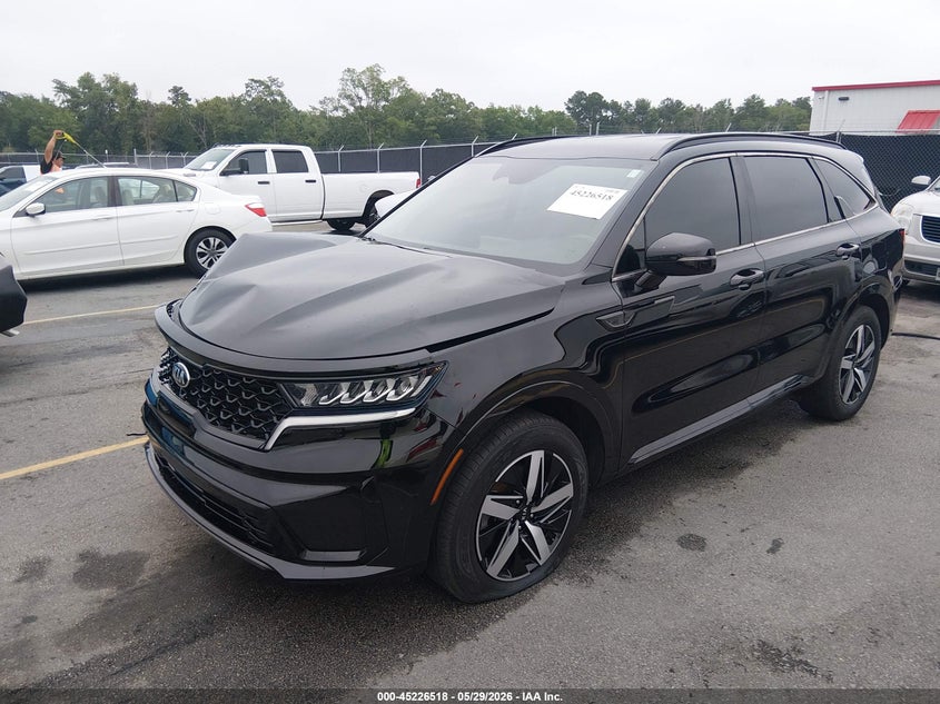 2021 Kia Sorento VIN 5XYRL4LC5MG001057 IAAI salvage auction — FRONT END, Salvage (South Carolina), sold $4,250 on 2026-07-15 (photo 2)