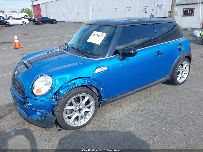 2008 Mini Cooper VIN WMWMF73558TV33839 IAAI salvage auction — FRONT END, Salvage (Oregon), sold $475 on 2026-07-12 (photo 2)
