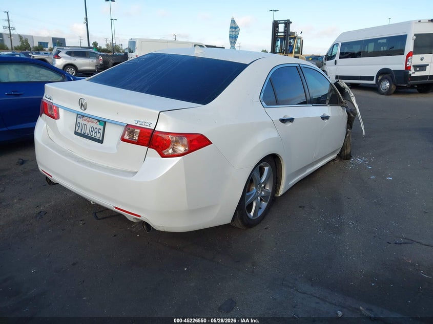 2012 Acura Tsx VIN JH4CU2F45CC010709 IAAI salvage auction — RIGHT FRONT, Salvage Certificate (California), sold $175 on 2026-07-31 (photo 4)