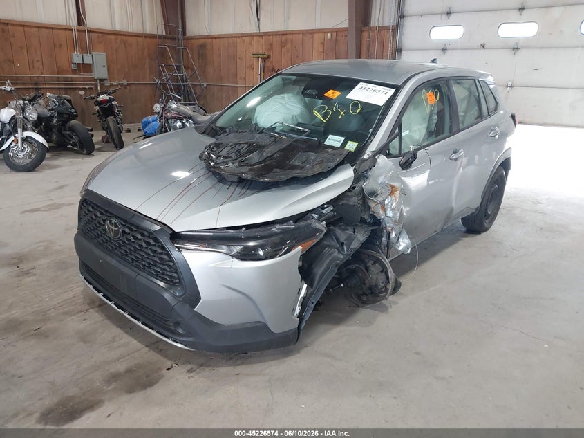 2023 Toyota Corolla cross VIN 7MUAAABGXPV056638 IAAI salvage auction — BIO HAZARD, Mv-907A (New York), sold $4,700 on 2026-07-29 (photo 2)