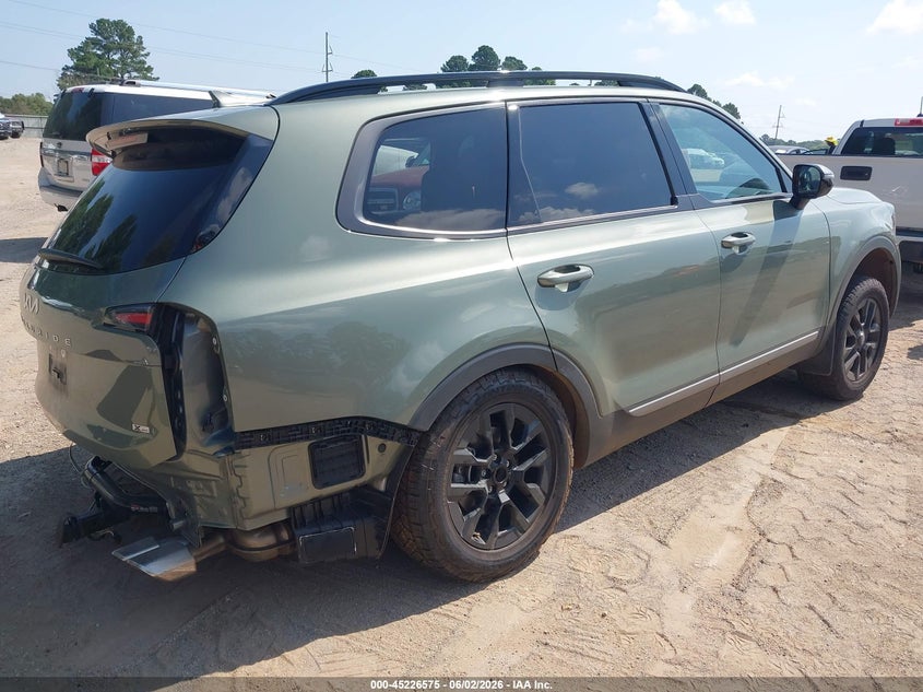 2023 Kia Telluride VIN 5XYP5DGC9PG408542 IAAI salvage auction — REAR END, Salvage Title, sold $10,100 on 2026-07-23 (photo 4)