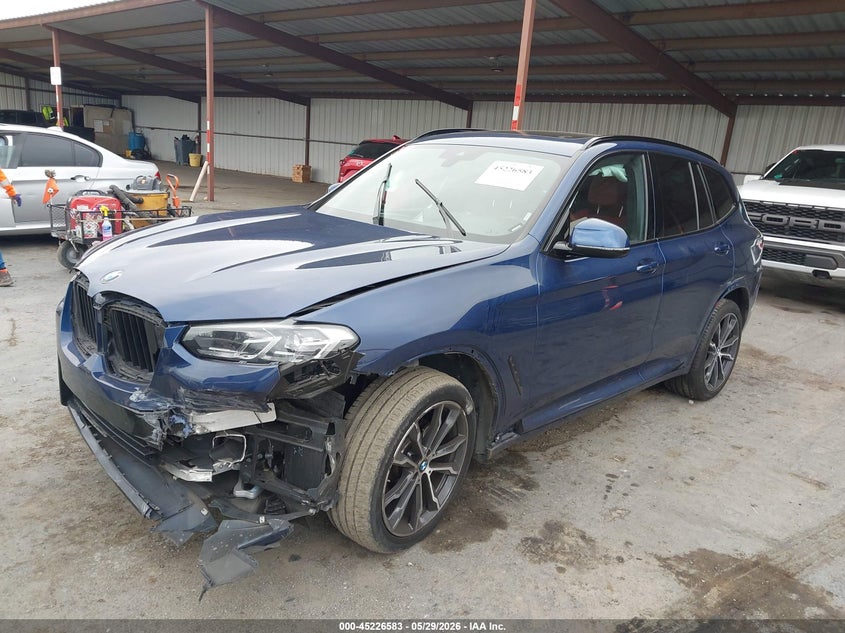 2022 BMW X3 VIN WBX57DP01NN174140 IAAI salvage auction — FRONT END, Salvage Title, sold $16,200 on 2026-07-23 (photo 2)