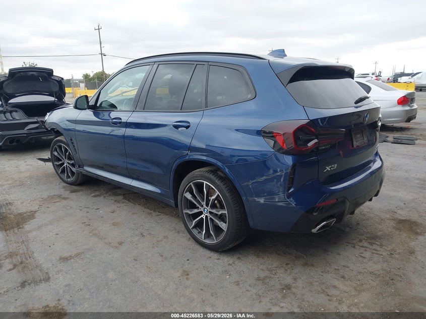 2022 BMW X3 VIN WBX57DP01NN174140 IAAI salvage auction — FRONT END, Salvage Title, sold $16,200 on 2026-07-23 (photo 3)