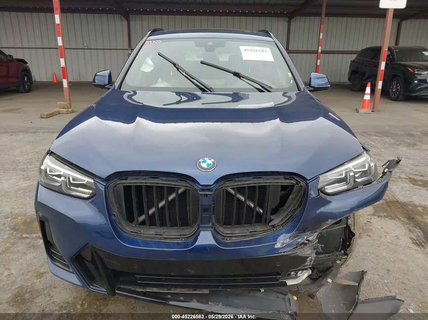 2022 BMW X3 VIN WBX57DP01NN174140 IAAI salvage auction — FRONT END, Salvage Title, sold $16,200 on 2026-07-23 (photo 6)