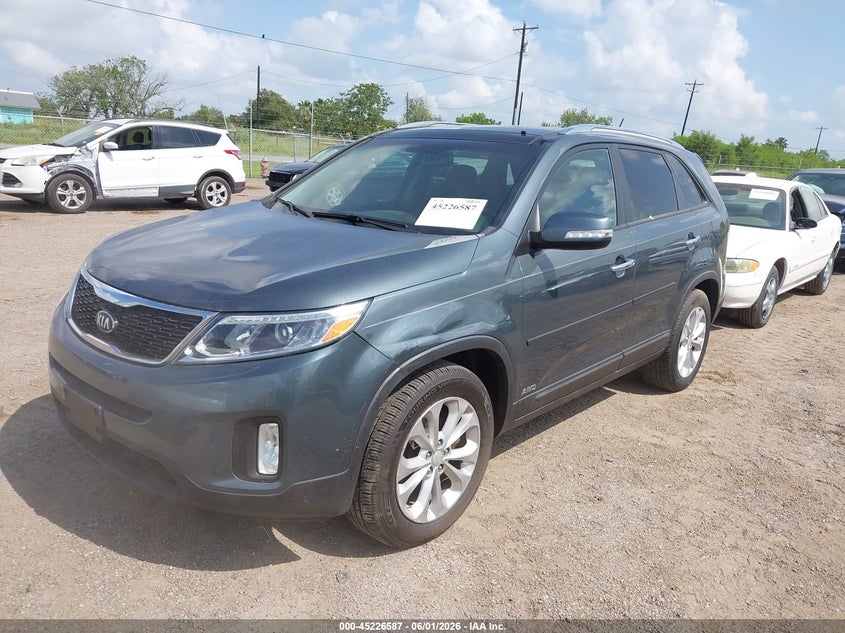 2014 Kia Sorento VIN 5XYKUDA7XEG490626 IAAI salvage auction — LEFT FRONT, Salvage Title, sold $1,400 on 2026-07-07 (photo 6)