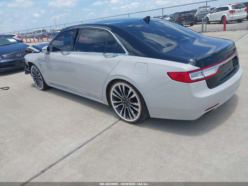 2019 Lincoln Continental VIN 1LN6L9SK5K5614483 IAAI salvage auction — FRONT END, Salvage Title, sold $1,150 on 2026-07-24 (photo 3)
