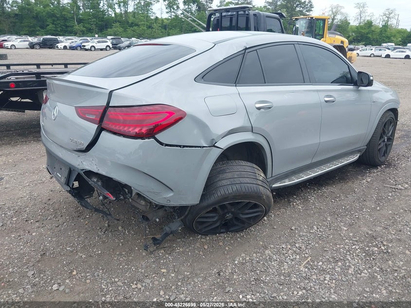2024 Mercedes-benz Amg gle coupe VIN 4JGFD6BB7RB009033 IAAI salvage auction — FRONT & REAR, Salvage Title, sold $39,650 on 2026-08-31 (photo 4)