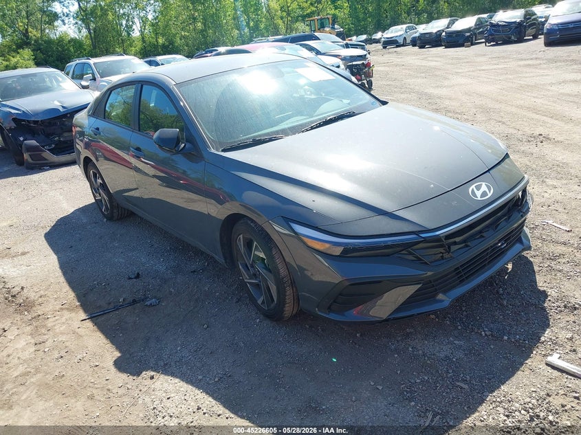 2025 Hyundai Elantra VIN KMHLM4DG0SU024547 IAAI salvage auction — LEFT FRONT, Salvage (Ohio), sold $6,150 on 2026-07-21 (photo 1)