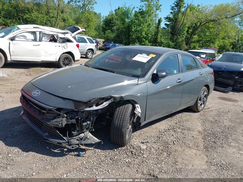 2025 Hyundai Elantra VIN KMHLM4DG0SU024547 IAAI salvage auction — LEFT FRONT, Salvage (Ohio), sold $6,150 on 2026-07-21 (photo 2)
