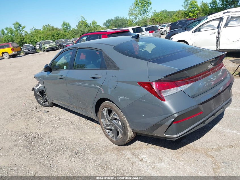 2025 Hyundai Elantra VIN KMHLM4DG0SU024547 IAAI salvage auction — LEFT FRONT, Salvage (Ohio), sold $6,150 on 2026-07-21 (photo 3)