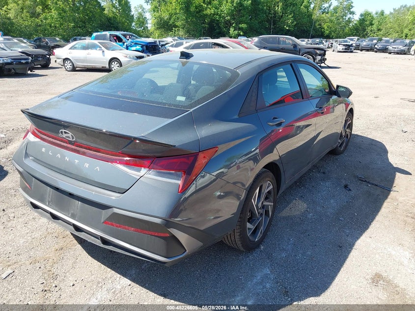 2025 Hyundai Elantra VIN KMHLM4DG0SU024547 IAAI salvage auction — LEFT FRONT, Salvage (Ohio), sold $6,150 on 2026-07-21 (photo 4)