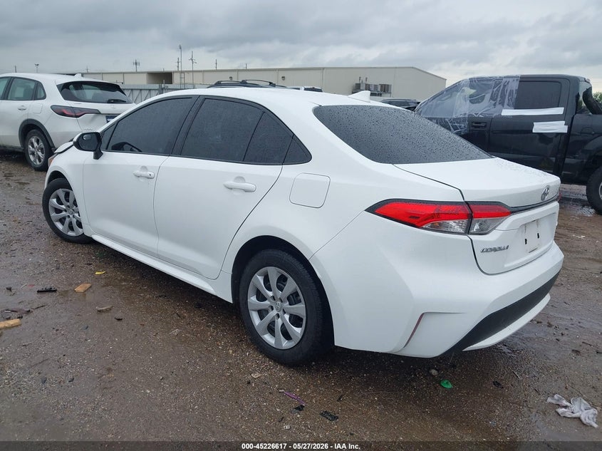 2021 Toyota Corolla VIN 5YFEPMAE7MP259213 IAAI salvage auction — SIDE, Certificate Of Destruction (Florida), sold $3,250 on 2026-07-16 (photo 3)