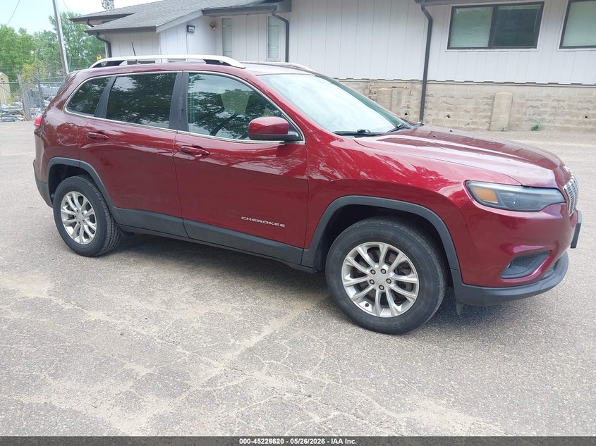 2019 Jeep Cherokee VIN 1C4PJMCB0KD341183 IAAI salvage auction — NORMAL WEAR, Sf97 (Minnesota), sold $9,200 on 2026-07-20 (photo 1)