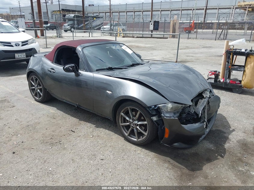 2018 Mazda VIN JM1NDAC76J0204361 IAAI salvage auction — FRONT END, Salvage (California), sold $3,050 on 2026-07-14 (photo 1)