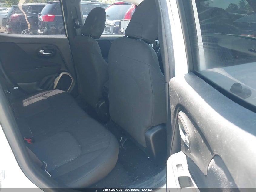 2017 Jeep Renegade VIN ZACCJAAB5HPE61507 IAAI salvage auction — FRONT END, Original (Texas), sold $1,050 on 2026-07-17 (photo 8)