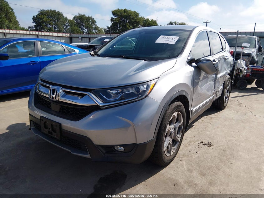 2017 Honda Cr-v VIN 7FARW1H87HE019300 IAAI salvage auction — SIDE, Original (Texas), sold $5,700 on 2026-07-18 (photo 2)
